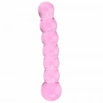 Spectrum Ribbed Glass Dildo